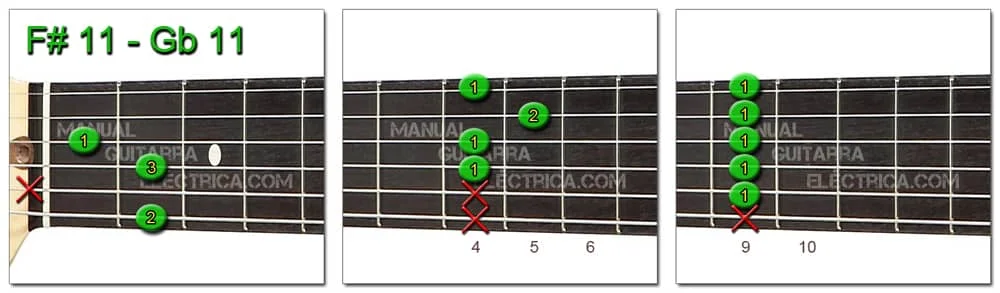 F Sharp G Flat 11Chord