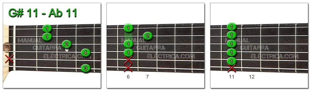 G Sharp A Flat 11 Chord