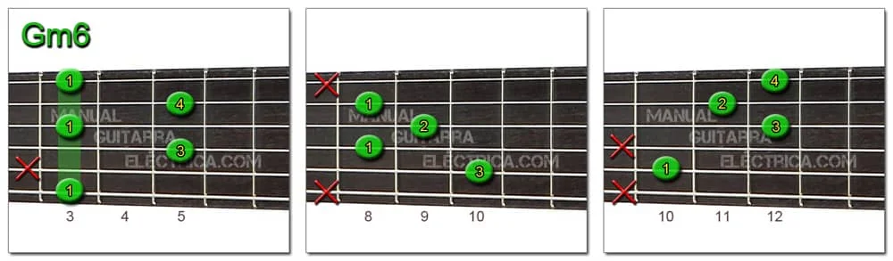 G Chords: minor 6