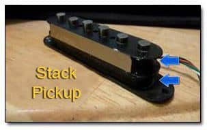 Stack Pickup for Electric Guitar