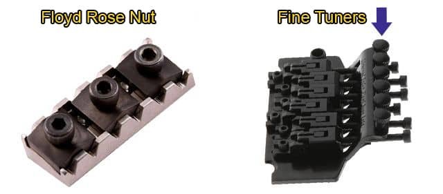 floyd rose nut and fine tuners