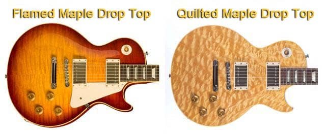 maple drop top woods for guitar