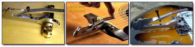 Bowden B-Bender for acoustic and electric guitar