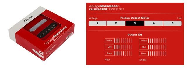 Fender Vintage Noiseless Telecaster: output and EQ