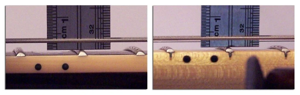 Indicative measures for Adjust String Height of a Electric Guitar
