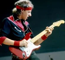 Mark Knopfler Red Schecter Pickups