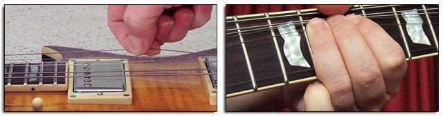 stretch the strings: tuning guitar