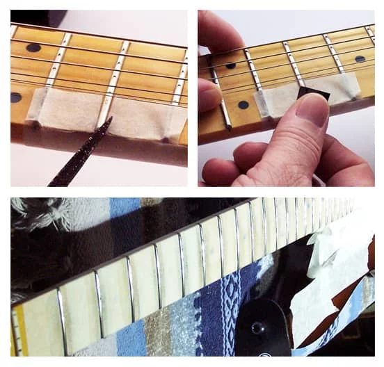 Badly Finished Frets: rounding off fret ends