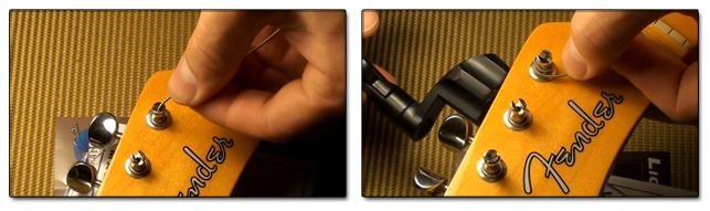 Change Guitar Strings With Vintage Kluson Tuners