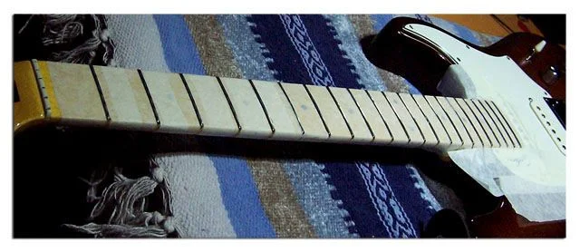 mask fretboard for Fret Crowning