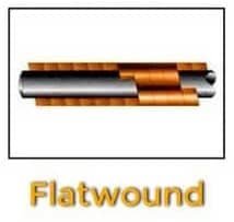 Flatwound strings guitar