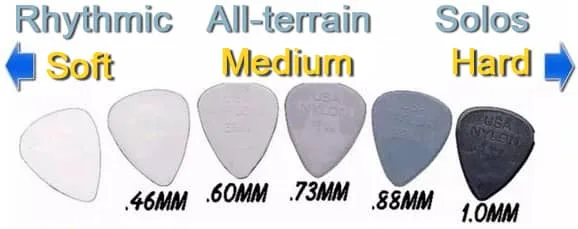 Guitar Picks  - Different Thickness