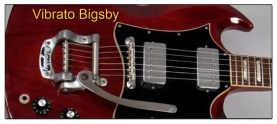 Bigsby Vibrato in Gibson SG