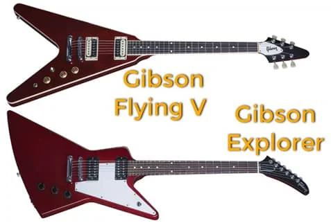 Gibson-Flying-V-vs-Explorer