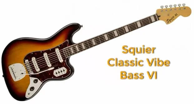 Squier Classic Vibe Bass VI baritone guitar