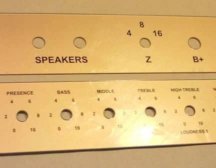 marshall plexi front panel