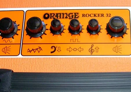 Orange Electric Guitar Amplifiers Symbols